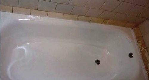 Реставрация ванны жидким акрилом | Маяковская